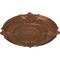 Ekena Millwork Attica Acanthus Leaf Ceiling Medallion (Canopies up to 4 5/8"), 53 1/2"OD x 3 1/2"P, Polished Copper CM53ATPOS - alternate 3
